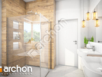 Проект будинку ARCHON+ Будинок в лещиновнику 2 візуалізація ванни (візуалізація 3 від 2)