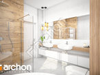 Проект дома ARCHON+ Дом в лещиновнике 2 визуализация ванной (визуализация 3 вид 3)