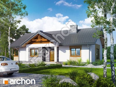 Проєкт будинку ARCHON+ Будинок в лещиновнику 2 