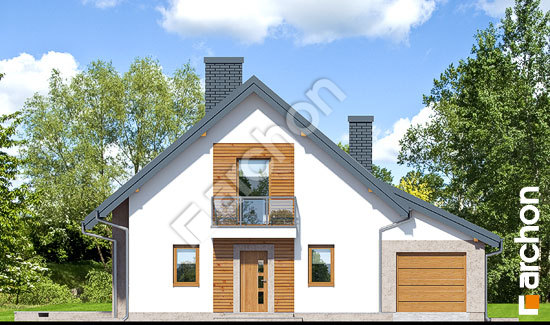 Передній фасад Будинок в рододендронах 4 (ПН)