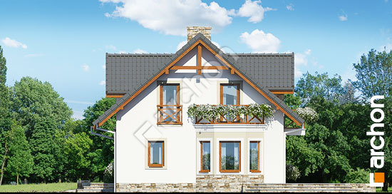 Боковой фасад Дом в сезаме 2 (Г2П)