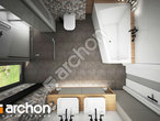 Проект будинку ARCHON+ Будинок в яблонках 4 візуалізація ванни (візуалізація 3 від 4)