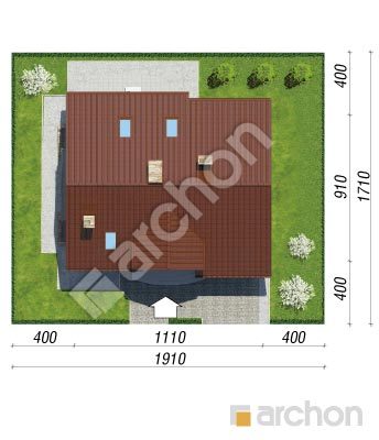 Проект дома ARCHON+ Дом в люцерне (ГП) Ситуація