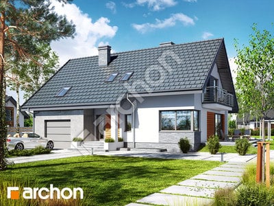 Проект дома ARCHON+ Дом в айдаредах 4 (П) 