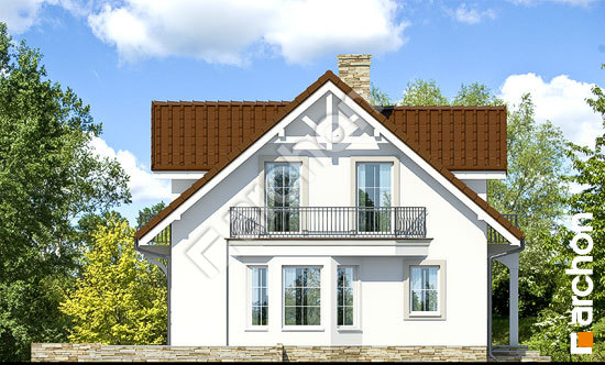 Боковой фасад Дом в рододендронах 6 (ВП)