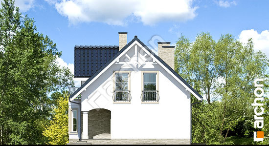 Боковой фасад Дом в авокадо 2 (П)