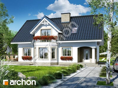 Проєкт будинку ARCHON+ Будинок в авокадо 2 (П) 