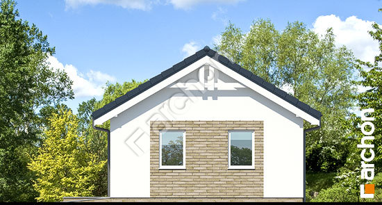 Боковой фасад Двухместный гараж Г20