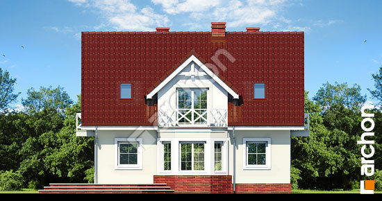 Дворовой фасад Дом в клубнике 2 вер.2