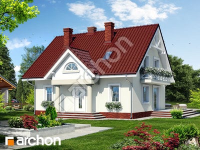 Проект дома ARCHON+ Дом в клубнике 2 вер.2 