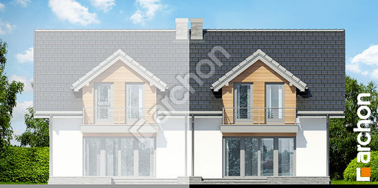 Дворовий фасад Будинок в клематисах 11 (Б)