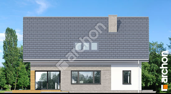 Дворовой фасад Дом в аурорах 6