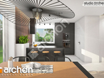 Проект дома ARCHON+ Дом в аурорах 6 визуализация кухни 1 вид 1