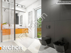 Проект дома ARCHON+ Дом в аурорах 6 визуализация ванной (визуализация 3 вид 3)