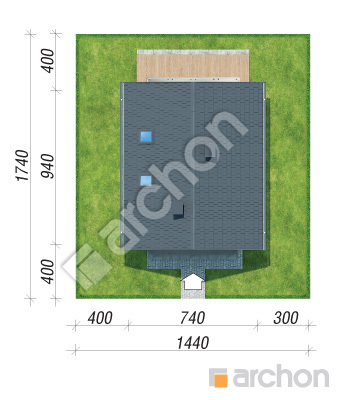 Проєкт будинку ARCHON+ Будинок в аркадіях 5 Ситуація