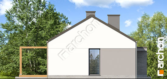 Боковой фасад Дом в коручках 3