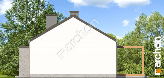 Боковой фасад Дом в коручках 3