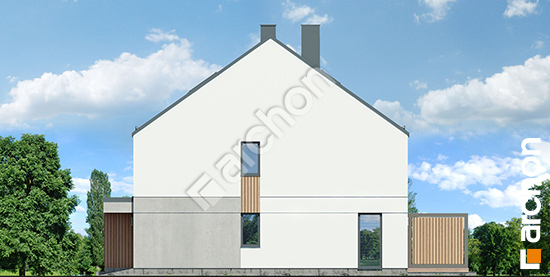 Бочний фасад Будинок в рівіях 9 (ГБ)