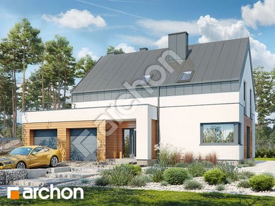 Проект дома ARCHON+ Дом в яблонках 8 (Г2Н) 