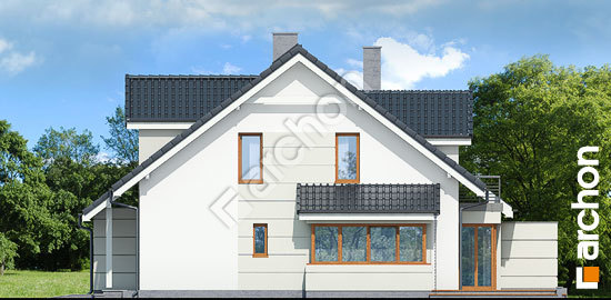 Бочний фасад Будинок в клематисах 7 вер. 3