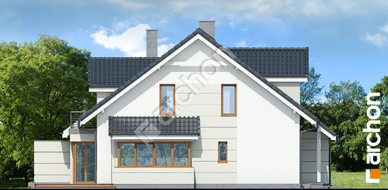 Бочний фасад Будинок в клематисах 7 вер. 3