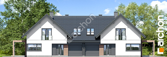 Передний фасад Дом в фаворитках 2 (Р2)