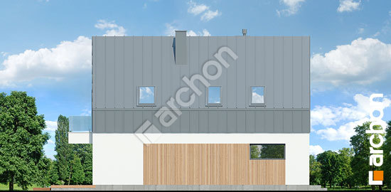 Боковой фасад Дом в стрелитциях