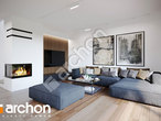 Проект дома ARCHON+ Дом в стрелитциях дневная зона (визуализация 1 вид 1)