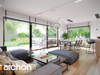 Проект дома ARCHON+ Дом в стрелитциях дневная зона (визуализация 1 вид 2)