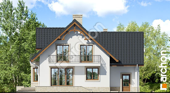 Дворовий фасад Будинок в тамариску 2 (П) вер.2