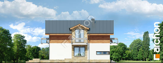 Боковой фасад Дом в буддлеях (Р2) вер.2