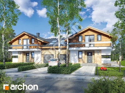 Проєкт будинку ARCHON+ Будинок в буддлеях (Р2) вер.2 