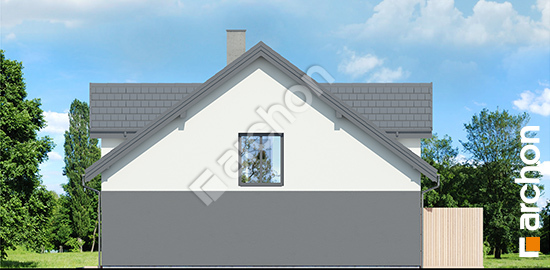 Боковой фасад Дом под гинко 22 (ГР2)