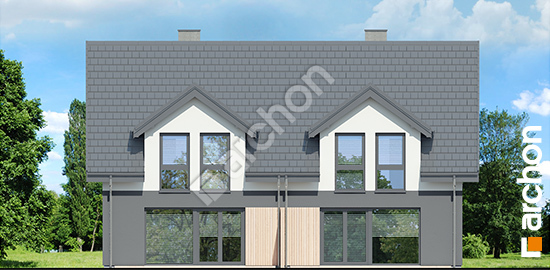 Дворовий фасад Будинок під гінко 22 (ГР2)