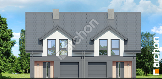Передній фасад Будинок під гінко 22 (ГР2)