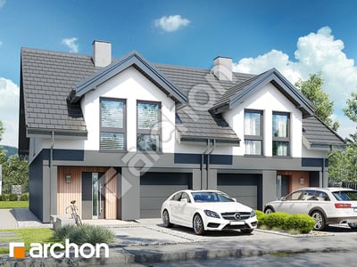 Проект дома ARCHON+ Дом под гинко 22 (ГР2) 