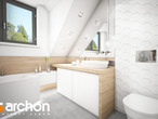 Проект будинку ARCHON+ Будинок в хлорофітумі 5 візуалізація ванни (візуалізація 3 від 2)