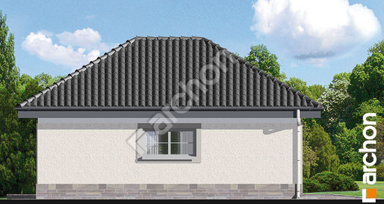 Боковой фасад Г1а - Двухместный гараж вер.2