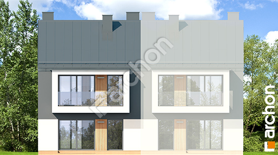 Дворовий фасад Будинок в фіалках 12 (Р2Б) вер.2