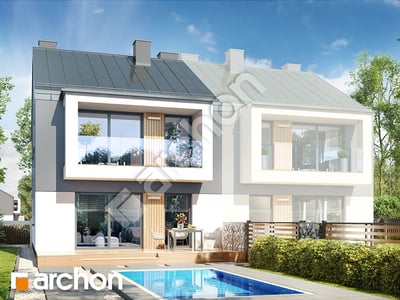 Проєкт будинку ARCHON+ Будинок в фіалках 12 (Р2Б) вер.2 Вид 2