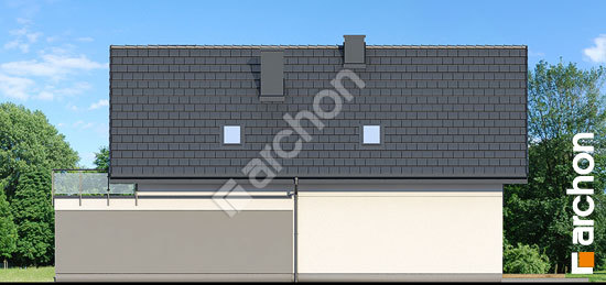 Боковой фасад Дом в купене 2 (Г)