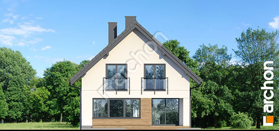 Дворовой фасад Дом в купене 2 (Г)