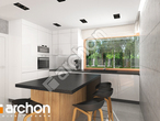 Проект будинку ARCHON+ Будинок в гранаділах візуалізація кухні 1 від 2
