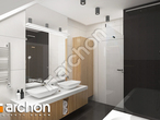 Проект будинку ARCHON+ Будинок в гранаділах візуалізація ванни (візуалізація 3 від 3)