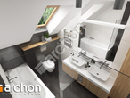 Проект будинку ARCHON+ Будинок в гранаділах візуалізація ванни (візуалізація 3 від 4)