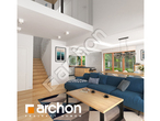 Проект будинку ARCHON+ Будинок в гранаділах денна зона (візуалізація 1 від 5)
