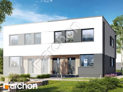 Проект будинку ARCHON+ Будинок в фіалках 6 (Р2Б)  Вид 2