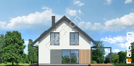 Боковой фасад Дом в смородине 3 (Е)