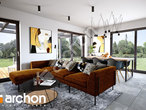 Проект будинку ARCHON+ Будинок в смородині 3 (Е) денна зона (візуалізація 1 від 2)