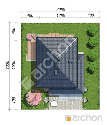 Проєкт будинку ARCHON+ Вілла Аделайда (Г2) Ситуація
